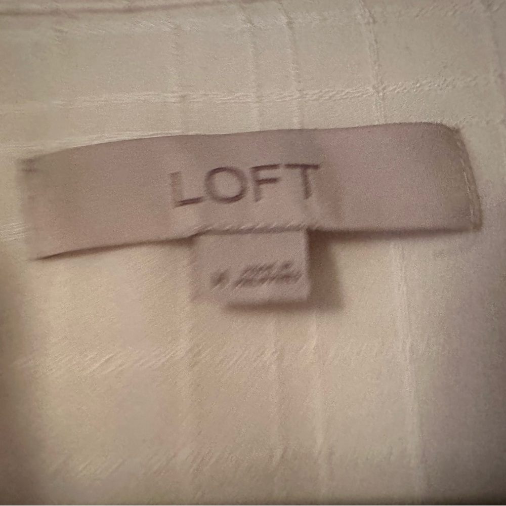 White Button Down Women’s Blouse - image 4